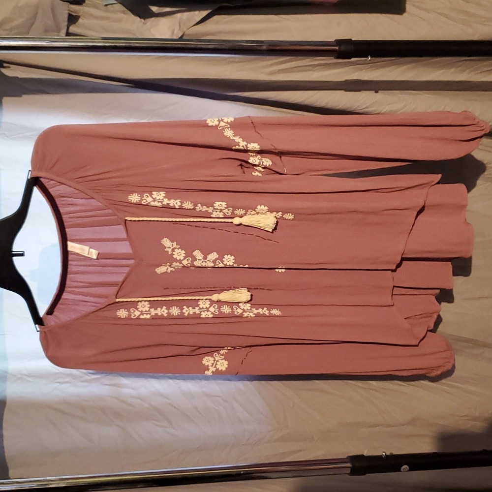 Mauve large xhiliration top